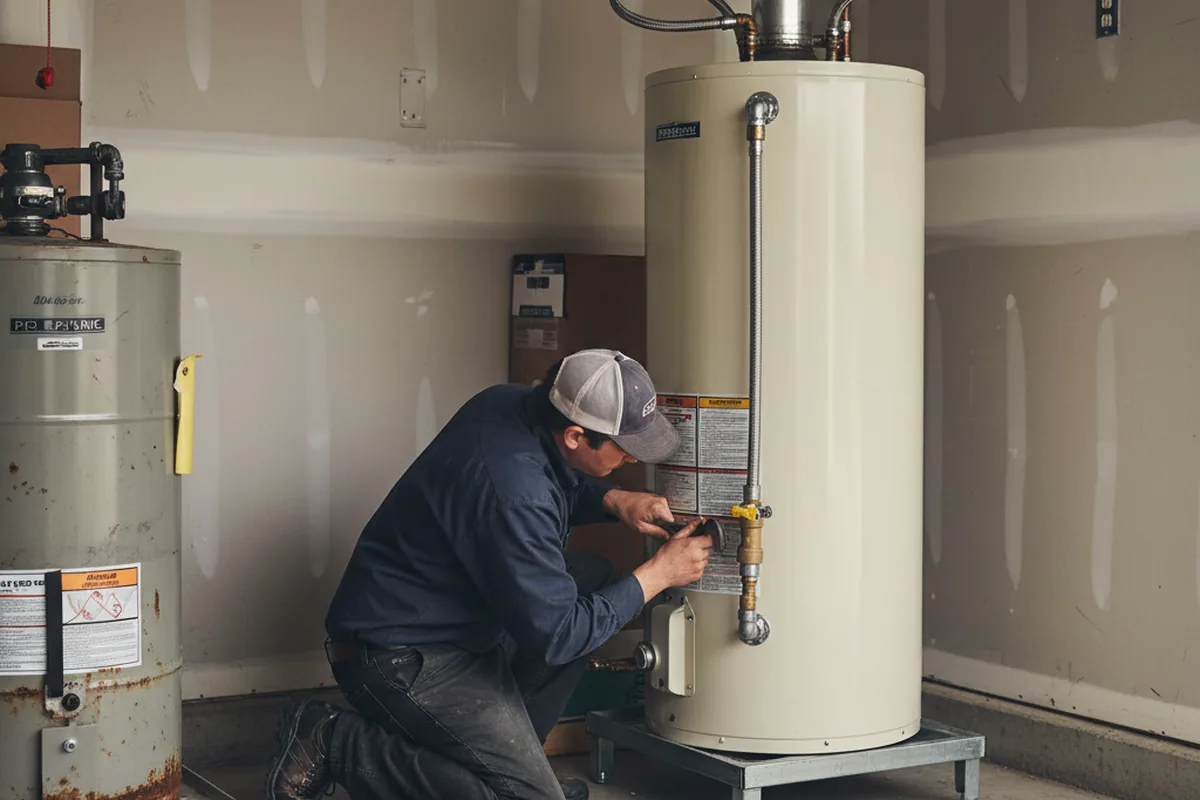 Water heater and shutoff valve replacement in White Plains